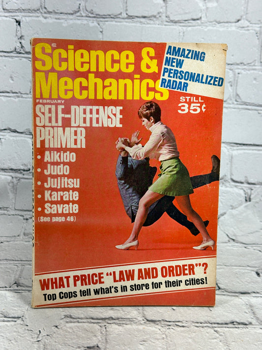 Science & Mechanics Self Dense Primer Aikido Judo Jijitsu [February 1969]