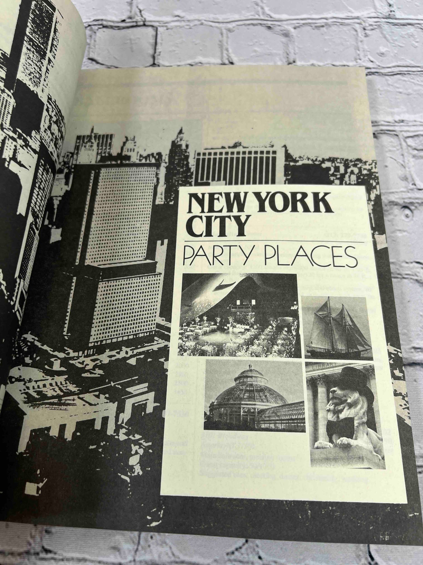 Places: A Directory of Public Places for Private Events and Private Places for Public Events