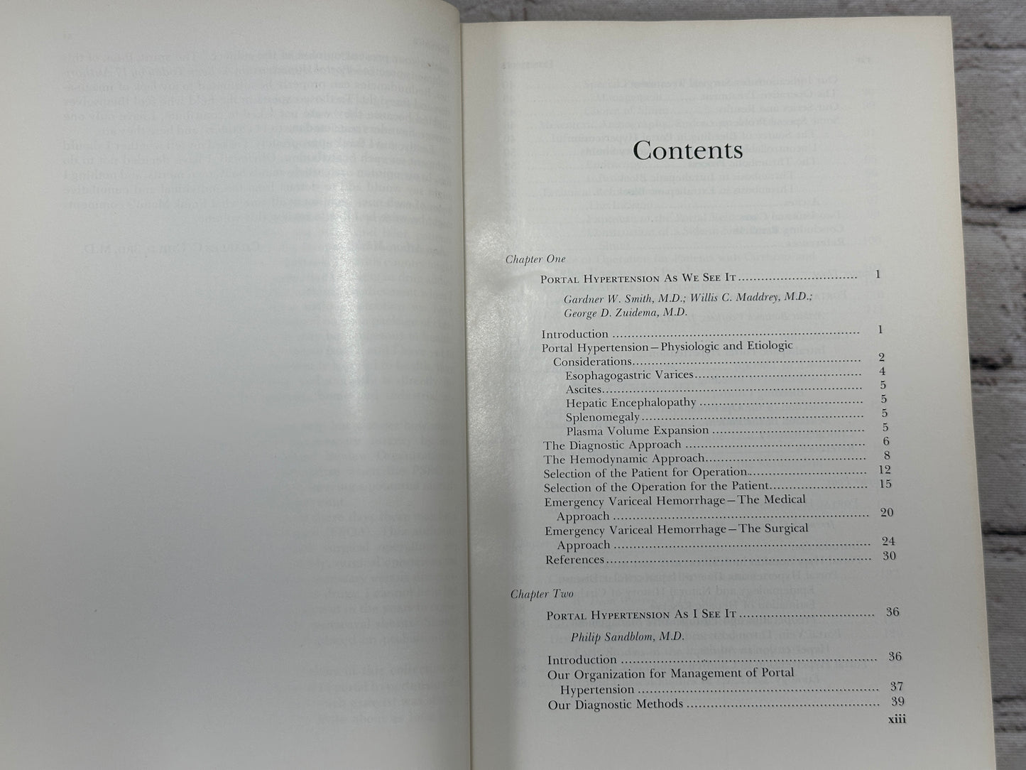 Portal Hypertension [Major Problems in Clinical Surgery · Volume 14 · 1974]