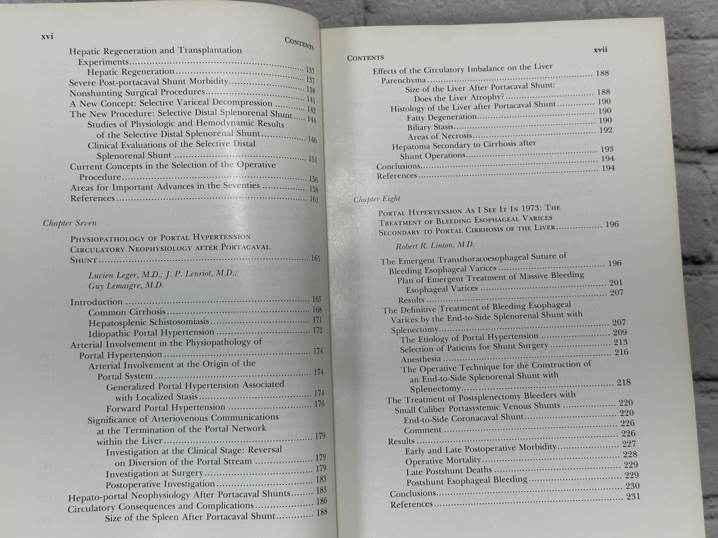 Portal Hypertension [Major Problems in Clinical Surgery · Volume 14 · 1974]