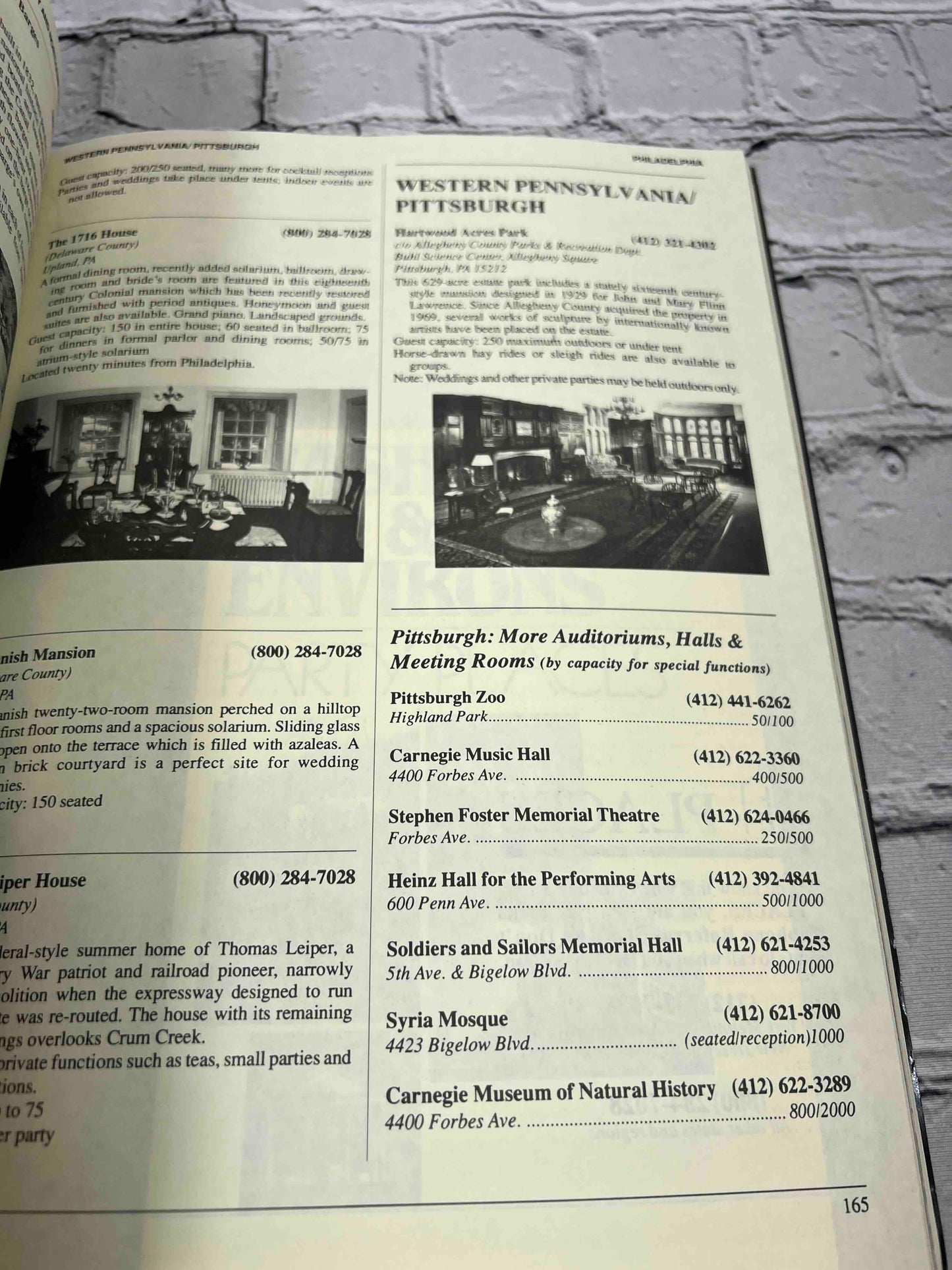 Places: A Directory of Public Places for Private Events and Private Places for Public Events