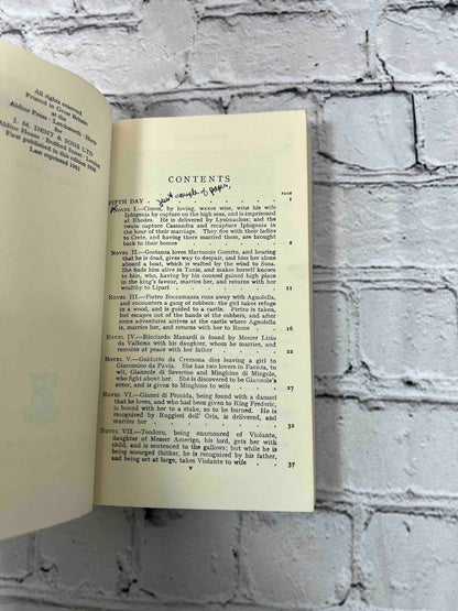 The Decameron: The Final Six Novels (Everyman Paperback)