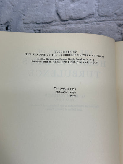 The Theory of Homogeneous Turbulence by G. K. Batchelor [1959 · 3rd Print]