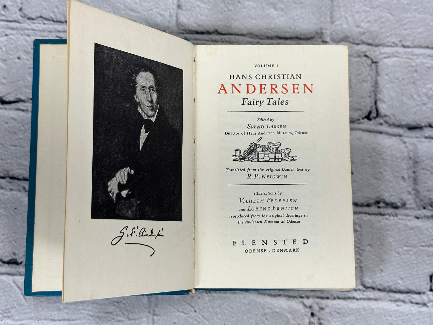 Hans Christian Andersen Fairy Tales [4 Volume Set · Odense Denmark · 1967-1968]