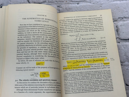 The Theory of Homogeneous Turbulence by G. K. Batchelor [1959 · 3rd Print]