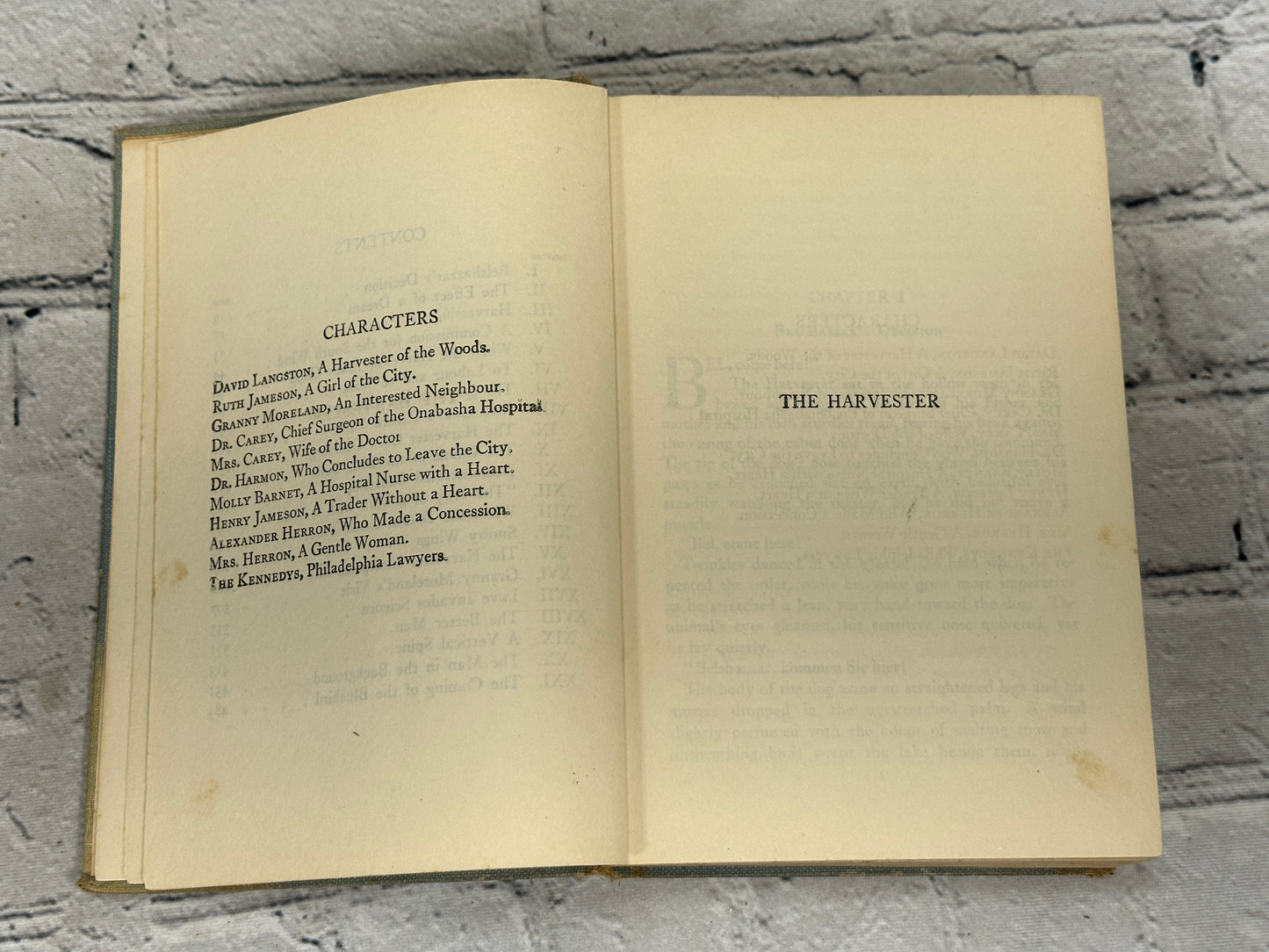 The Harvester by Gene Stratton-Porter [1916 · Second Printing]