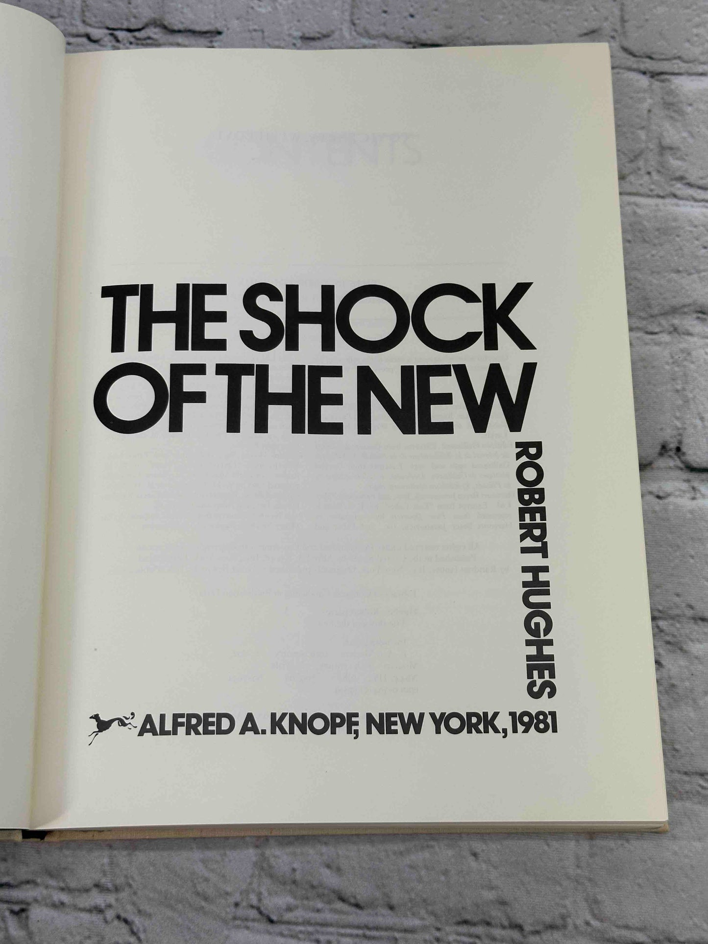 The Shock of the New: The Hundred-Year History of Modern Art, Its Rise, Its Dazzling Achievement, Its Fall