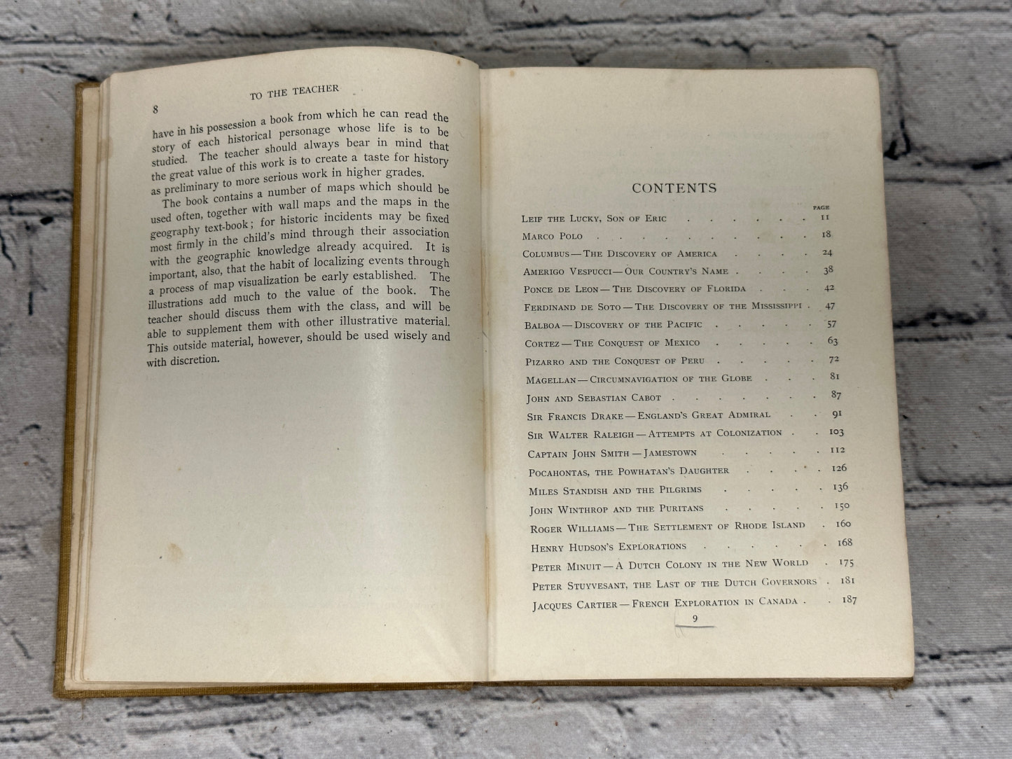 Explorers and Founders of America by Anna Elizabeth Foote [1907]