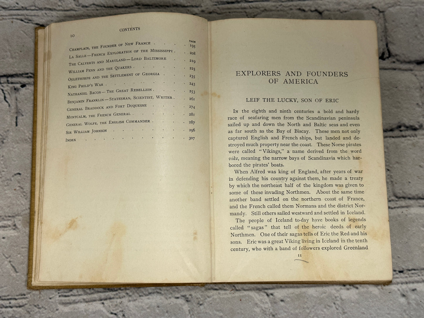 Explorers and Founders of America by Anna Elizabeth Foote [1907]