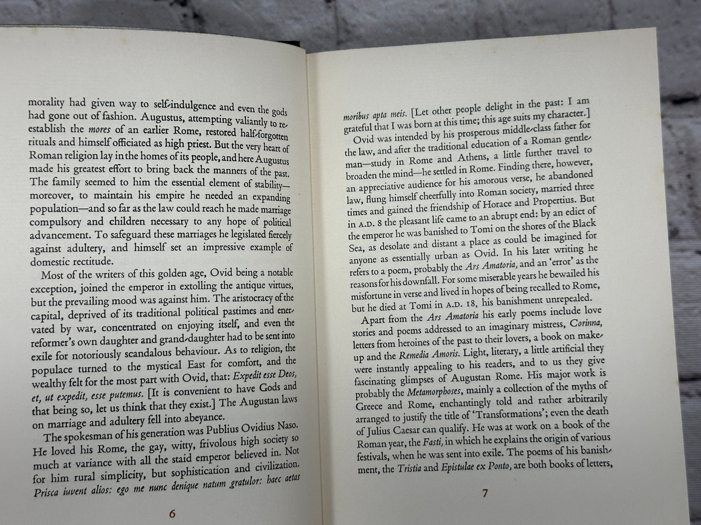 Publius Ovidius Naso By Ars Amatoria [Folio Society · 2nd Impression · 1965]