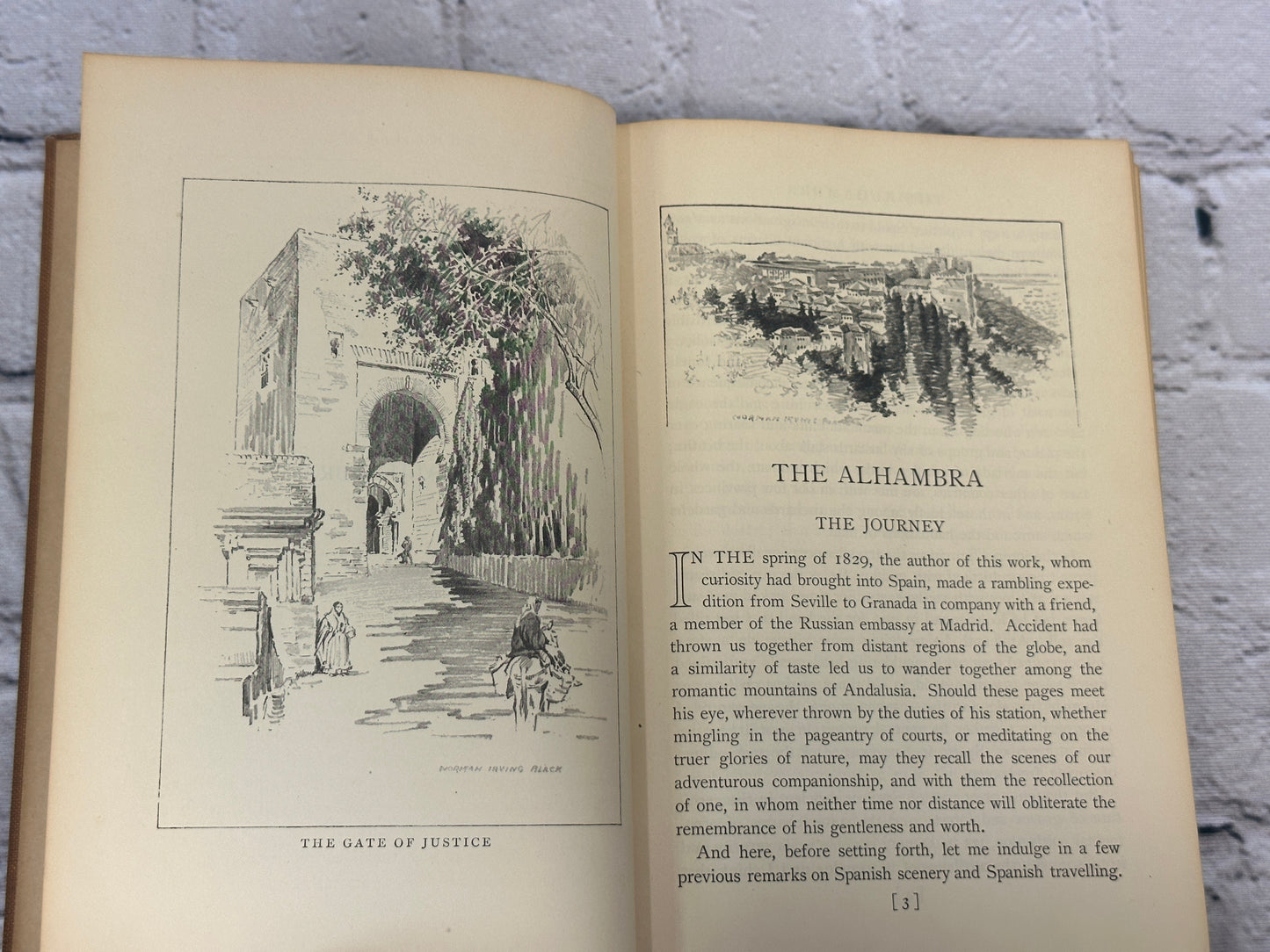 The Alhambra by Washington Irving [1915]