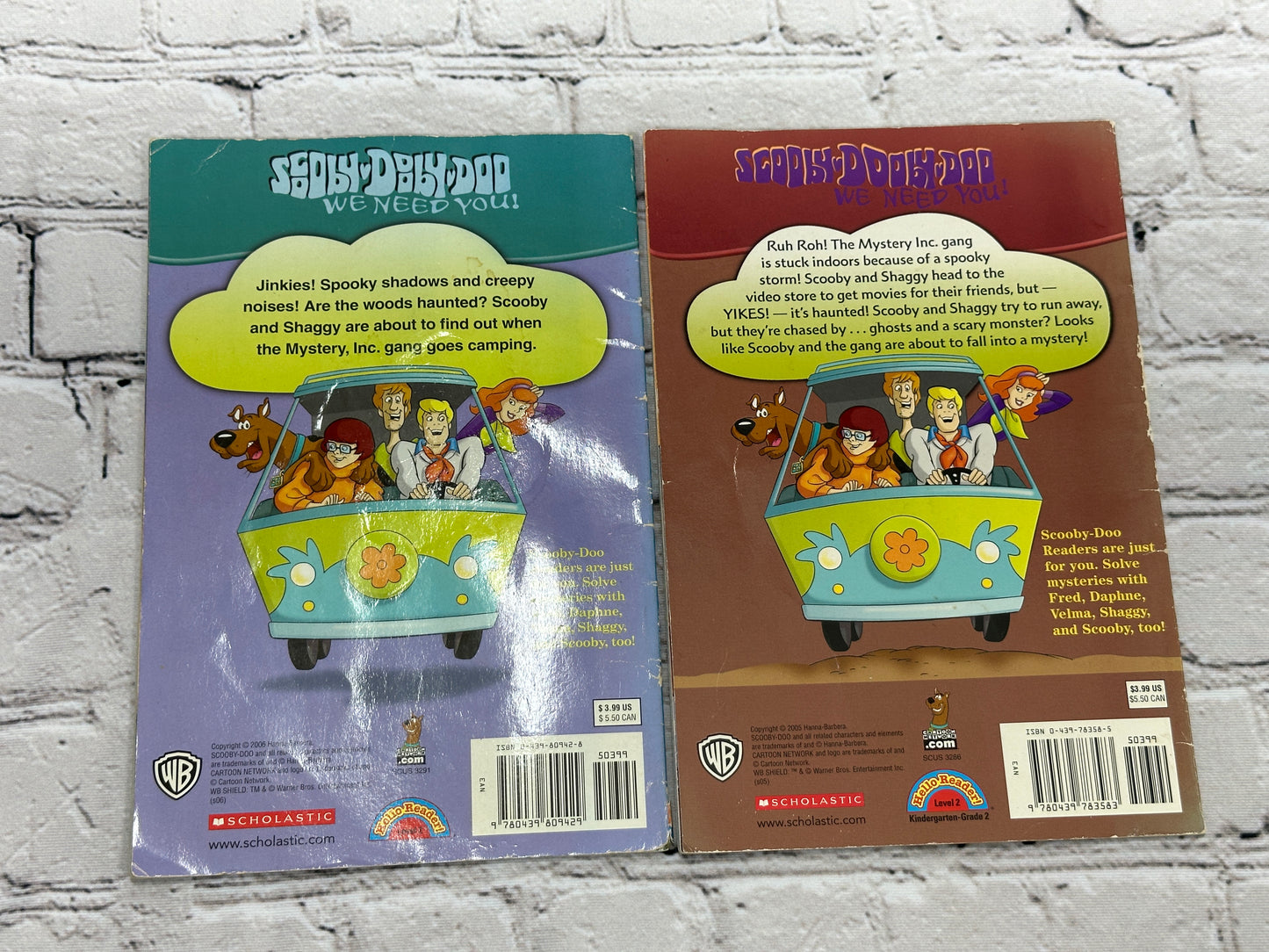 Scooby-Doo! Readers #16 & #18 By Gail Herman [Level 2 Readers · 1st Printings]