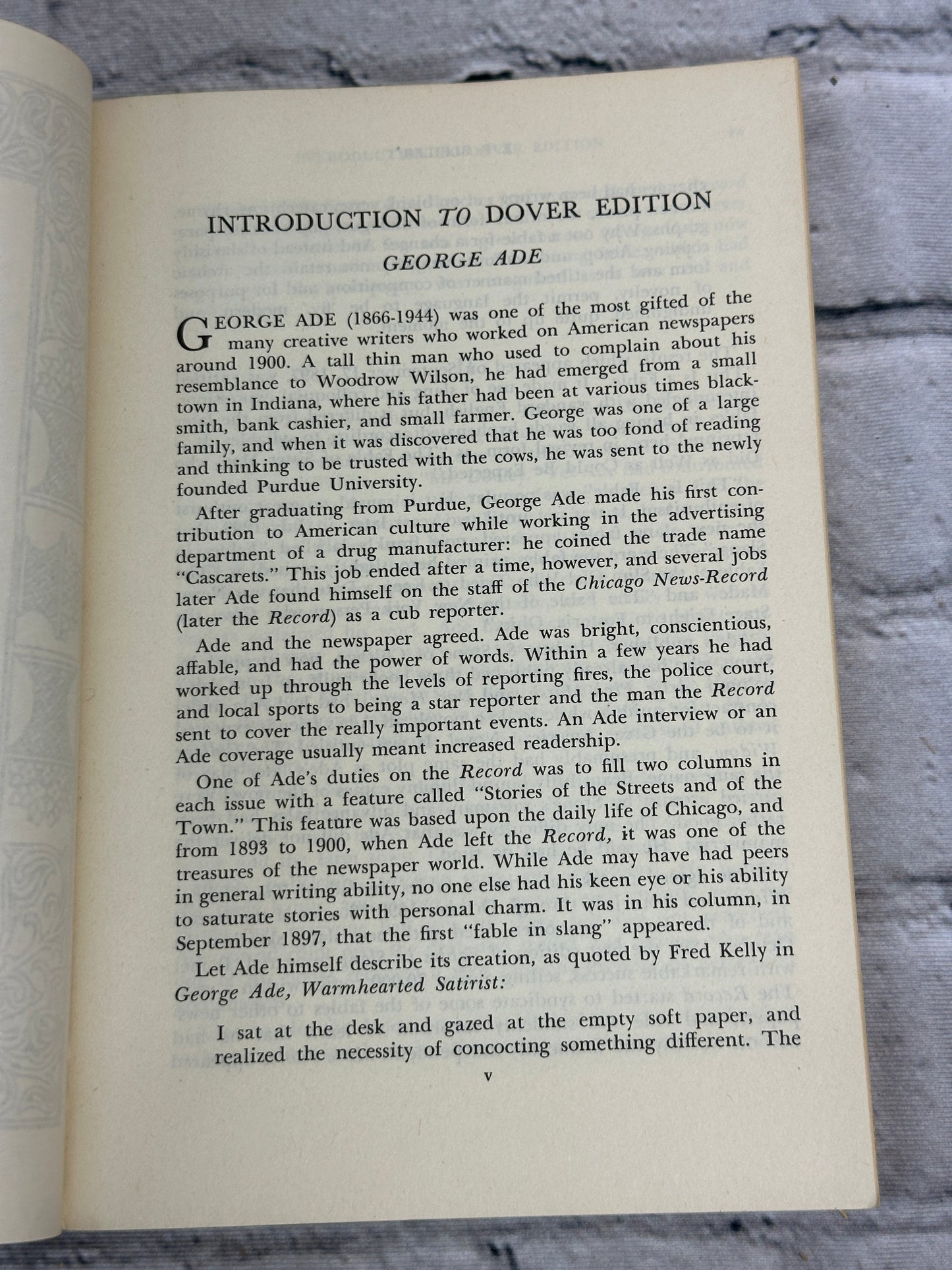 Fables in Slang and More Fables in Slang by George Ade [1960]