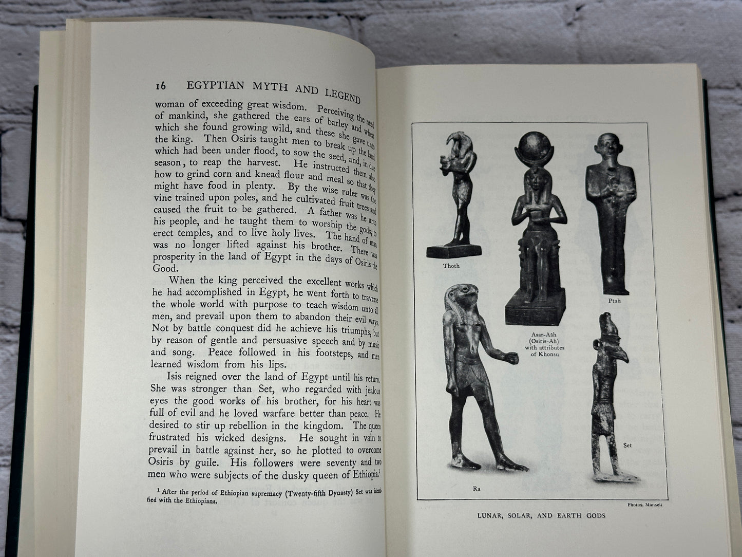 Egyptian Myth and Legend by Donald A. Mackenzie [1st Printing · 1978]