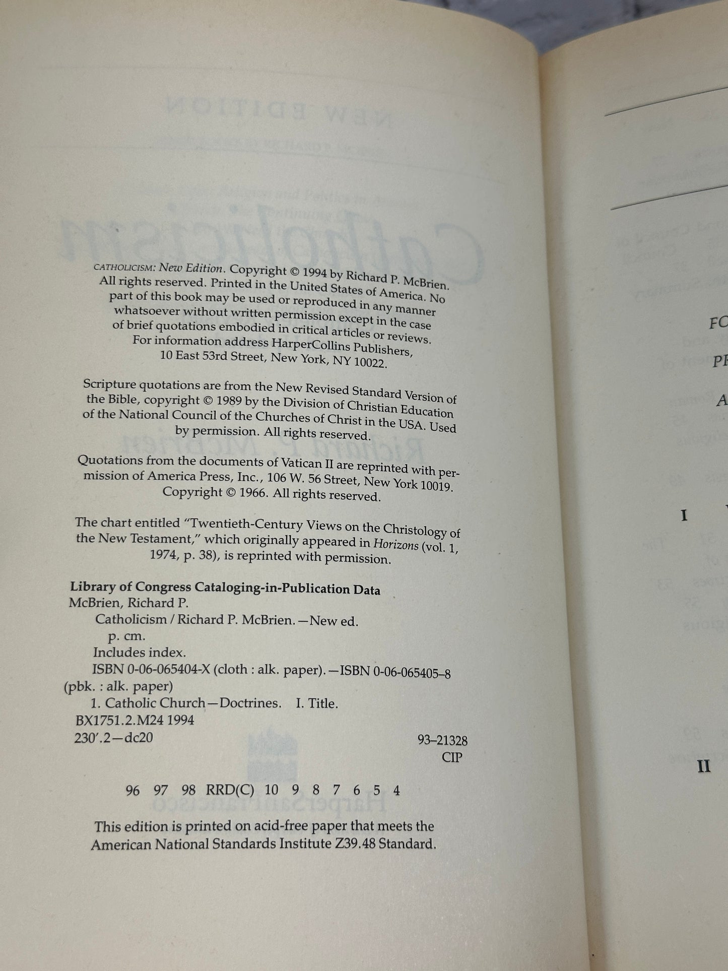 Catholicism: New Study Edition