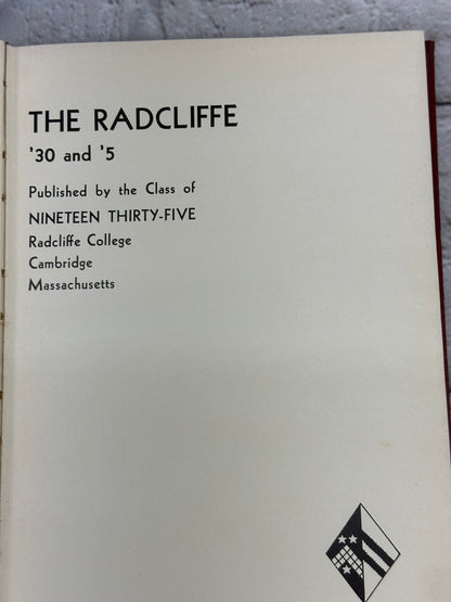 The Radcliff (College Yearbook 1935)