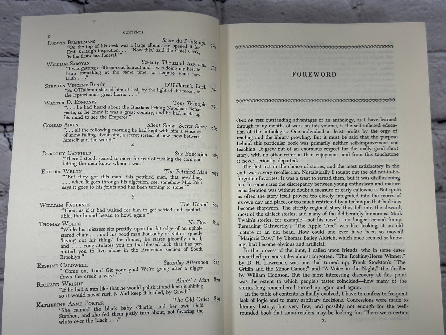 A Treasury Of Short Stories By Bernadine Kielty [10th Printing · 1947]