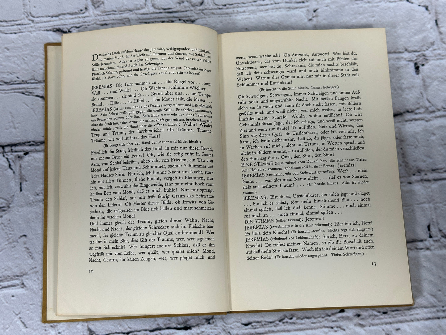 Jeremias / Jeremiah By Stefan Zweig [German · Insel-Verlag Zu Leipzig · 1923]