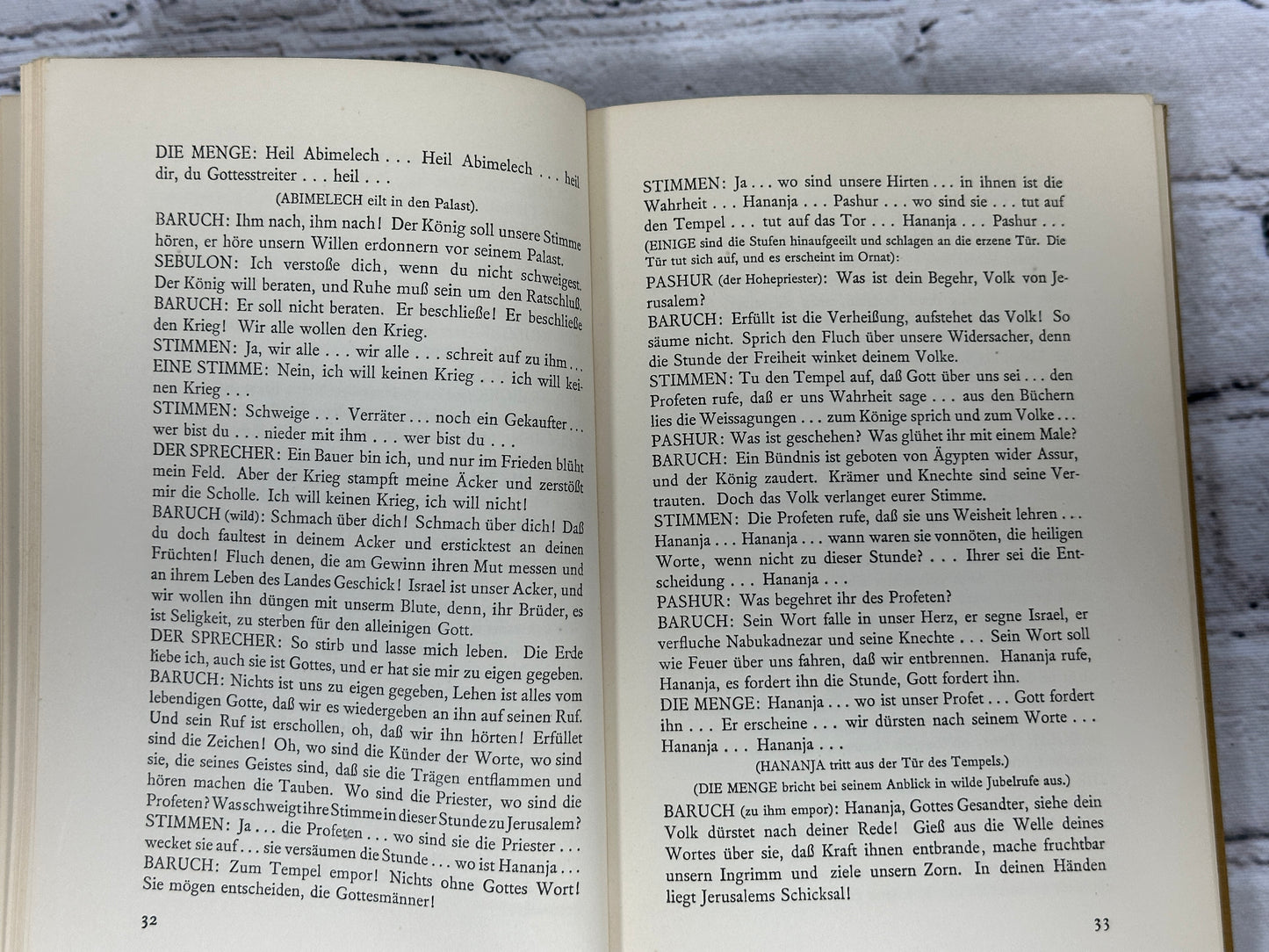 Jeremias / Jeremiah By Stefan Zweig [German · Insel-Verlag Zu Leipzig · 1923]