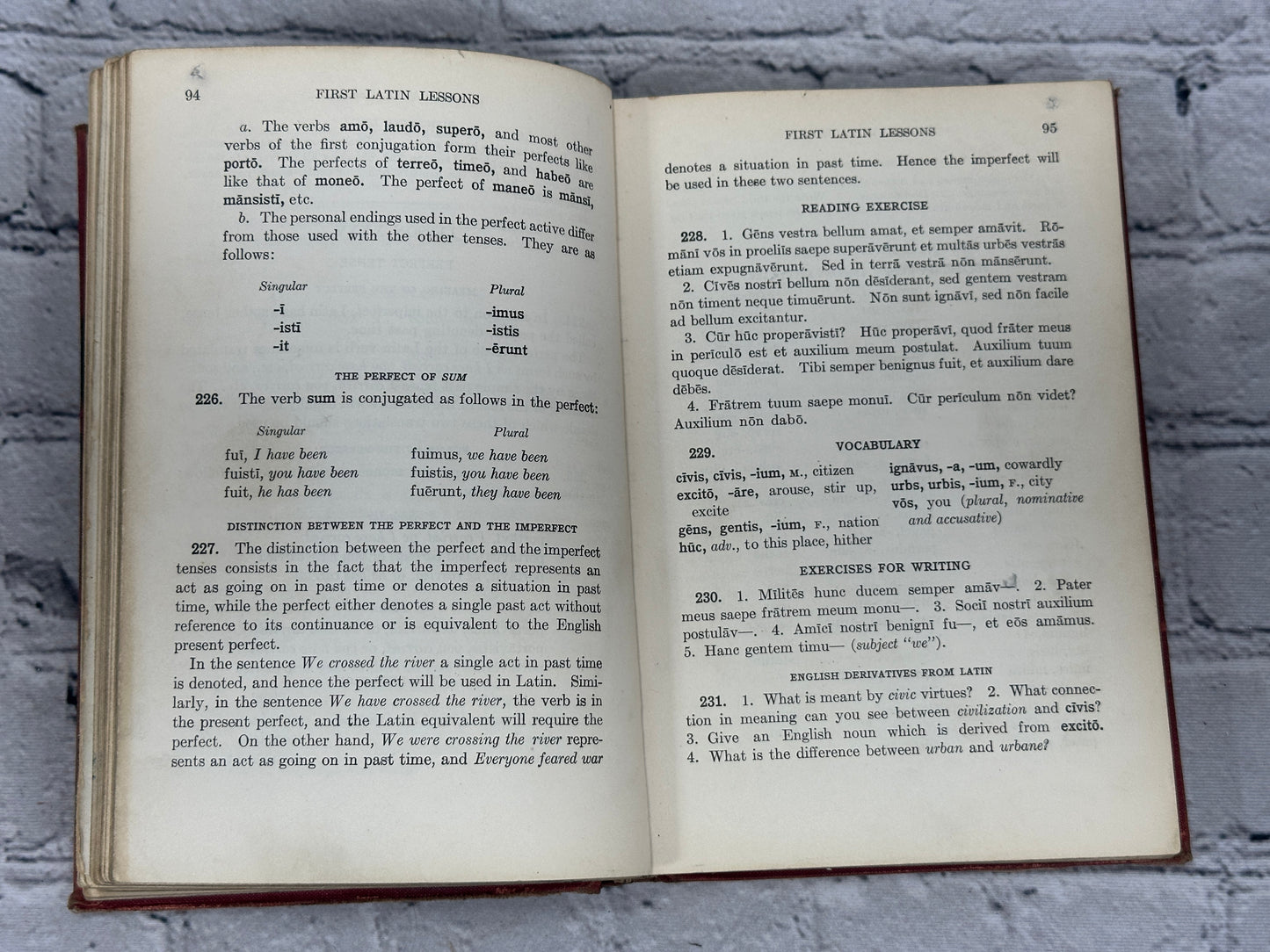 The Lake Classical Series: First Latin Lessons by Harry Fletcher Scott [1922]