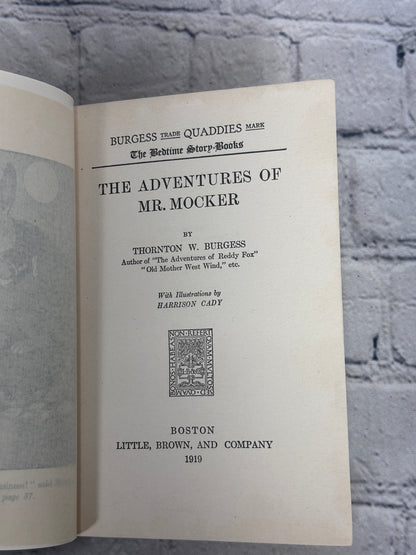 The Bedtime Story Books: Adventures of Mr. Mocker by Thornton W Burgess [1919]