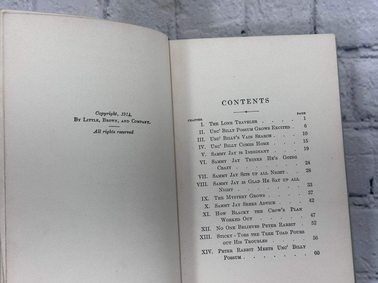 The Bedtime Story Books: Adventures of Mr. Mocker by Thornton W Burgess [1919]