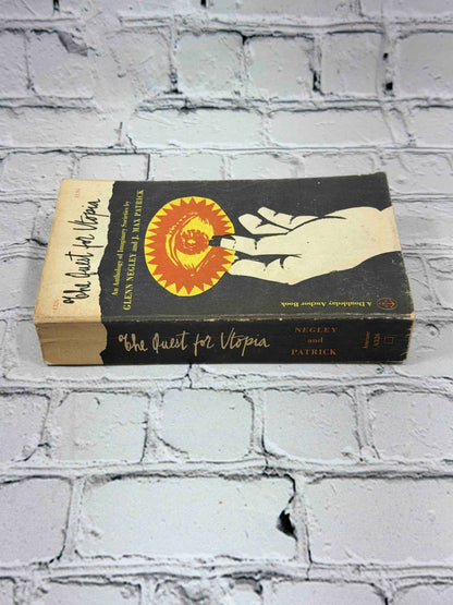 The Quest for Utopia by Glenn Negley and J. Max Patrick, 1962 Anchor Books Paperback - spine