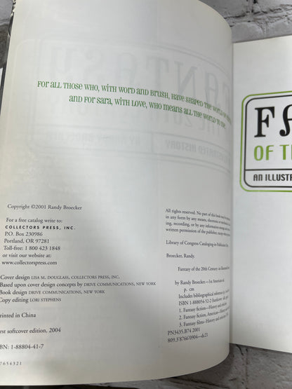 Fantasy of the 20th Century: An Illustrated History By Randy Broecker [2004]