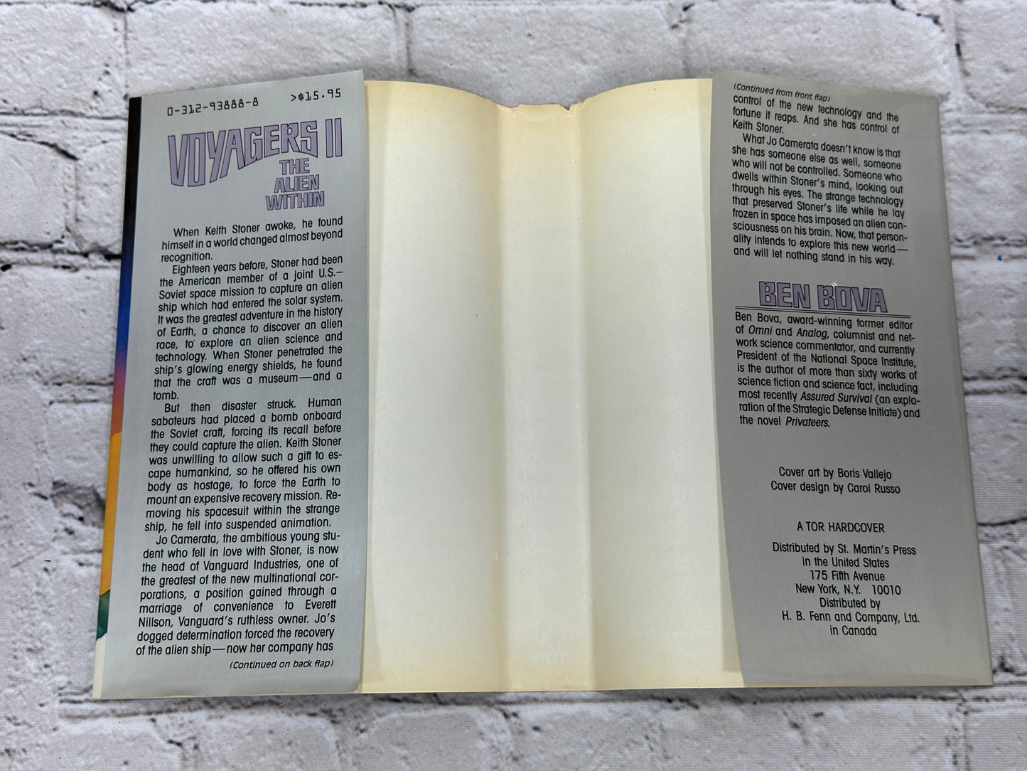 Voyagers II The Alien Within by Ben Bova [1st Edition · 1st Printing · 1986]