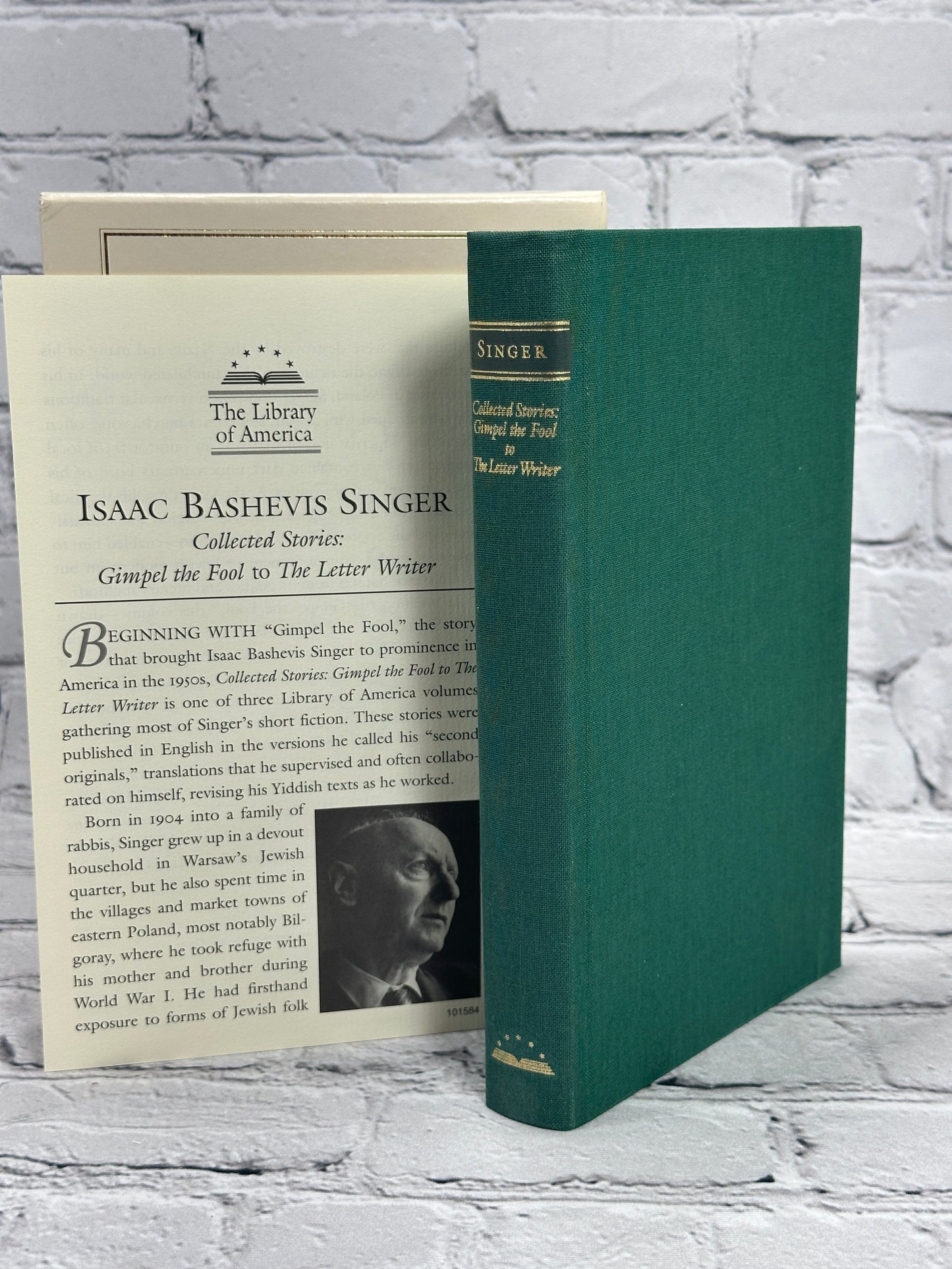 Isaac Bashevis Singer [3 Volume Set · The Library of America]