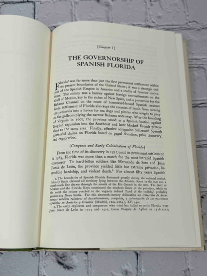 The Governorship of Spanish Florida 1700-1763 by John Jay TePaske, 1964 Duke University Press Hardcover - first page of Chapter I