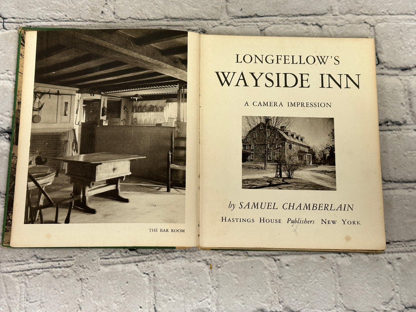 Longfellow's Wayside Inn A Camera Impression by Samuel Chamberlain [1938]