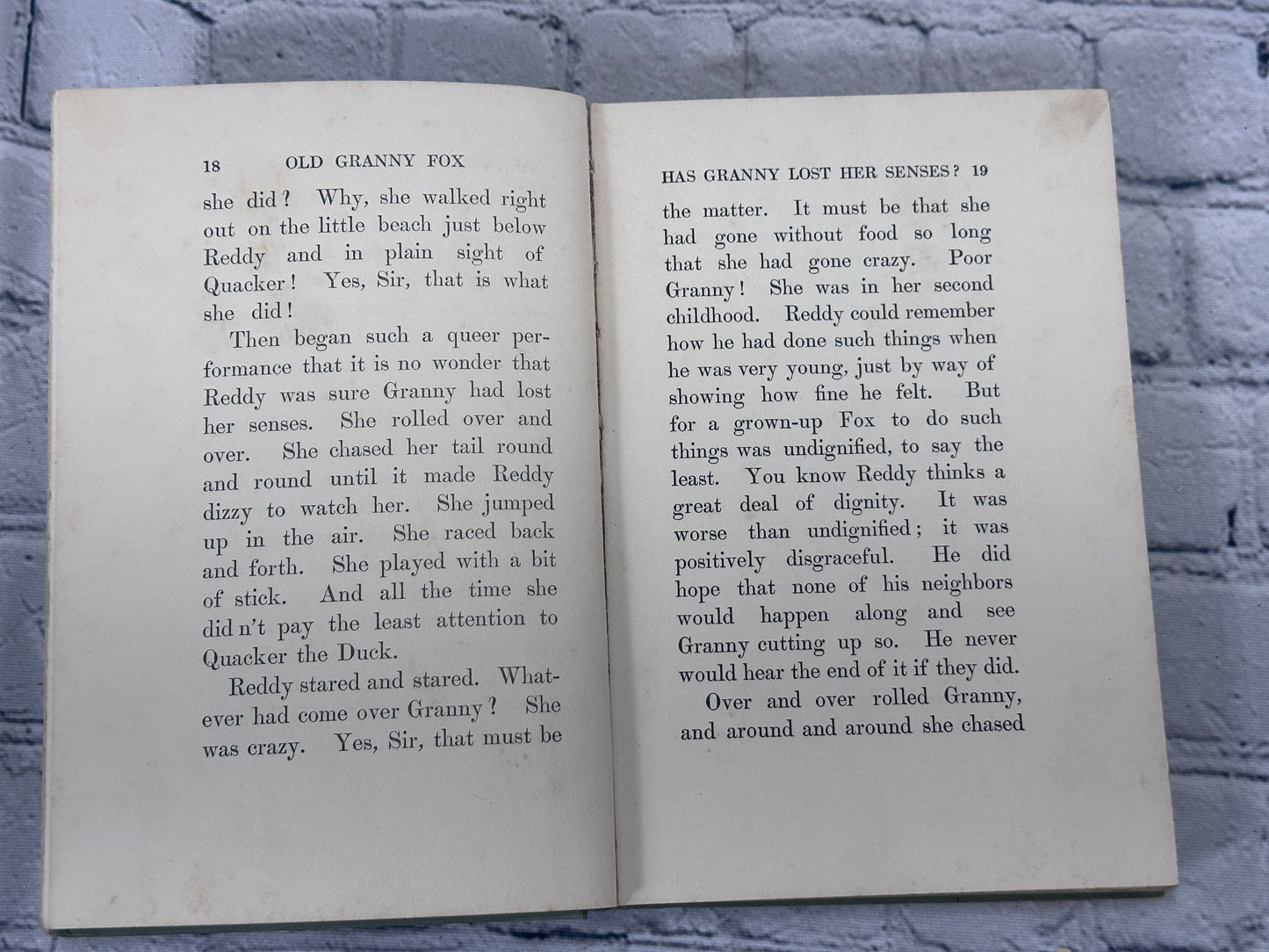 Old Granny Fox By Thornton Burgess [Green Meadow Series · 1st Edition · 1920]