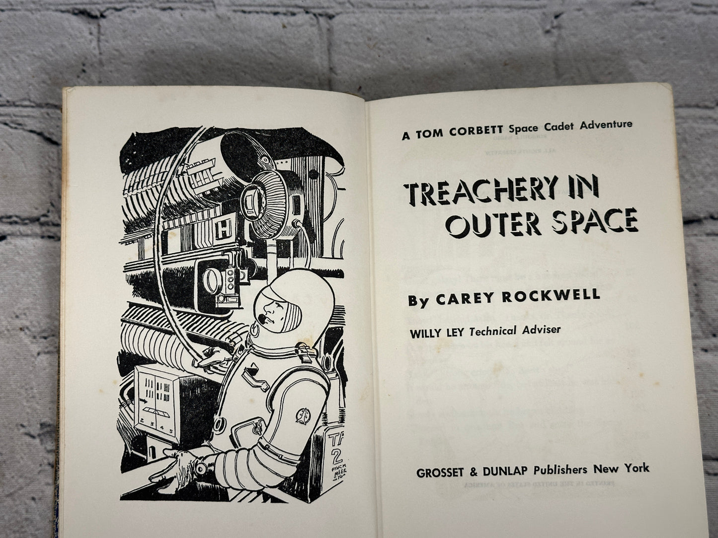 A Tom Corbett Space Cadet...Treachery in Outer Space by Carey Rockwell [1954]