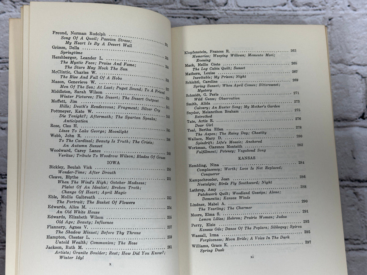 American States Anthology 1934 Vol I & II By Gerta Aison [2 Volume Set · 1935]