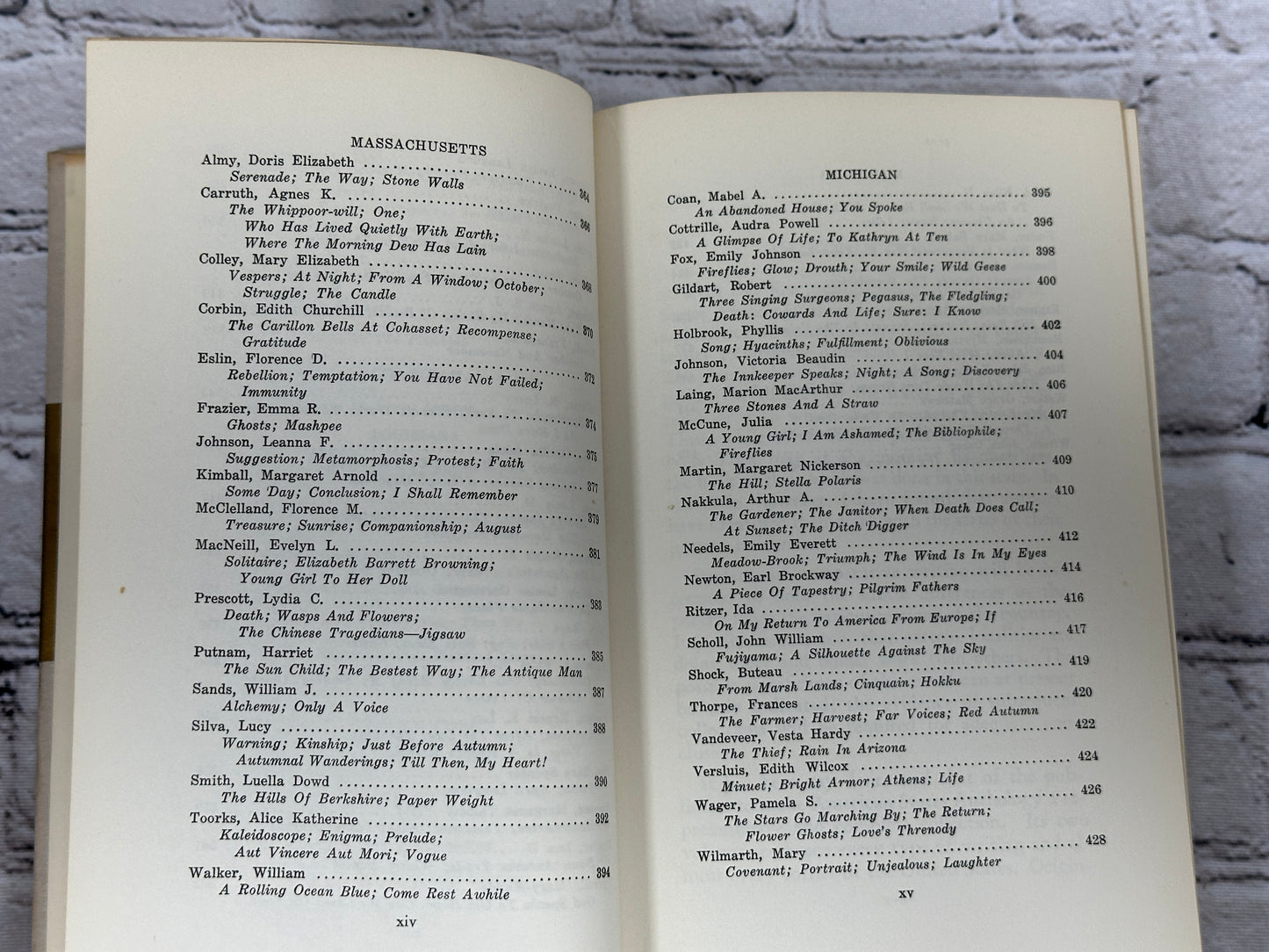 American States Anthology 1934 Vol I & II By Gerta Aison [2 Volume Set · 1935]