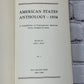 American States Anthology 1934 Vol I & II By Gerta Aison [2 Volume Set · 1935]