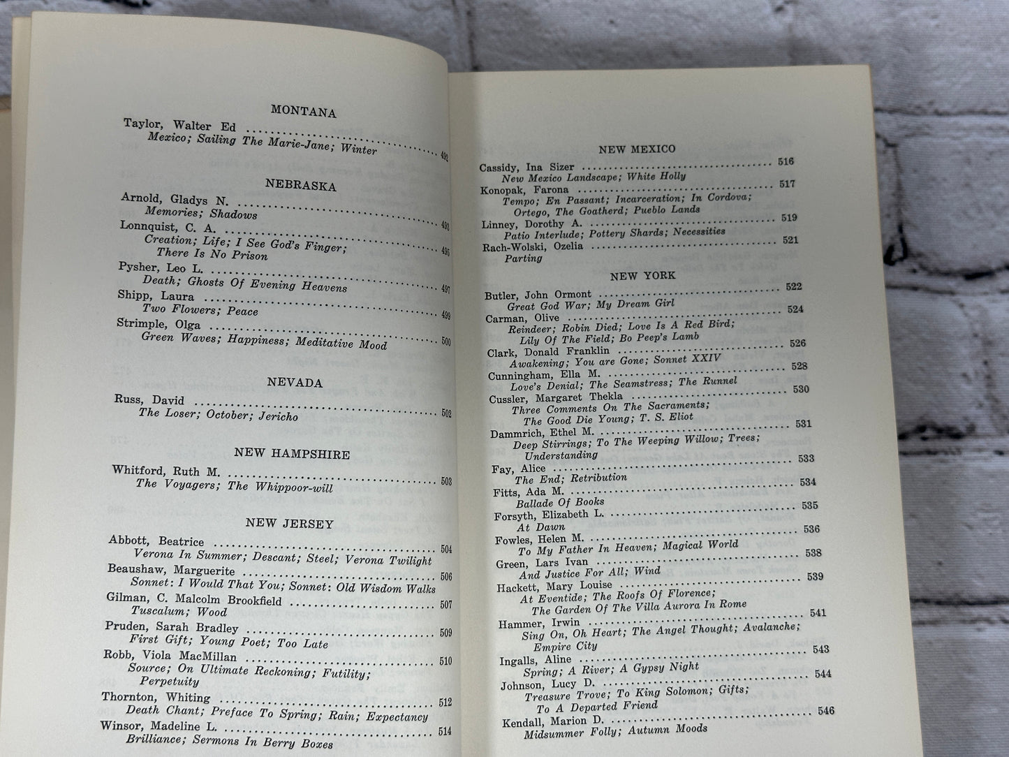 American States Anthology 1934 Vol I & II By Gerta Aison [2 Volume Set · 1935]