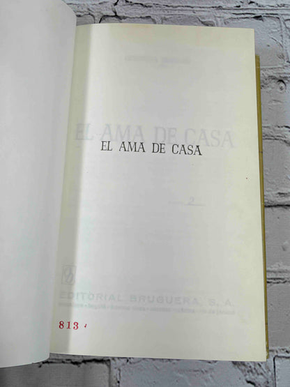 El Ama de Casa by Genoveva Bernard, 1967 Editorial Bruguera Hardcover - half-title page