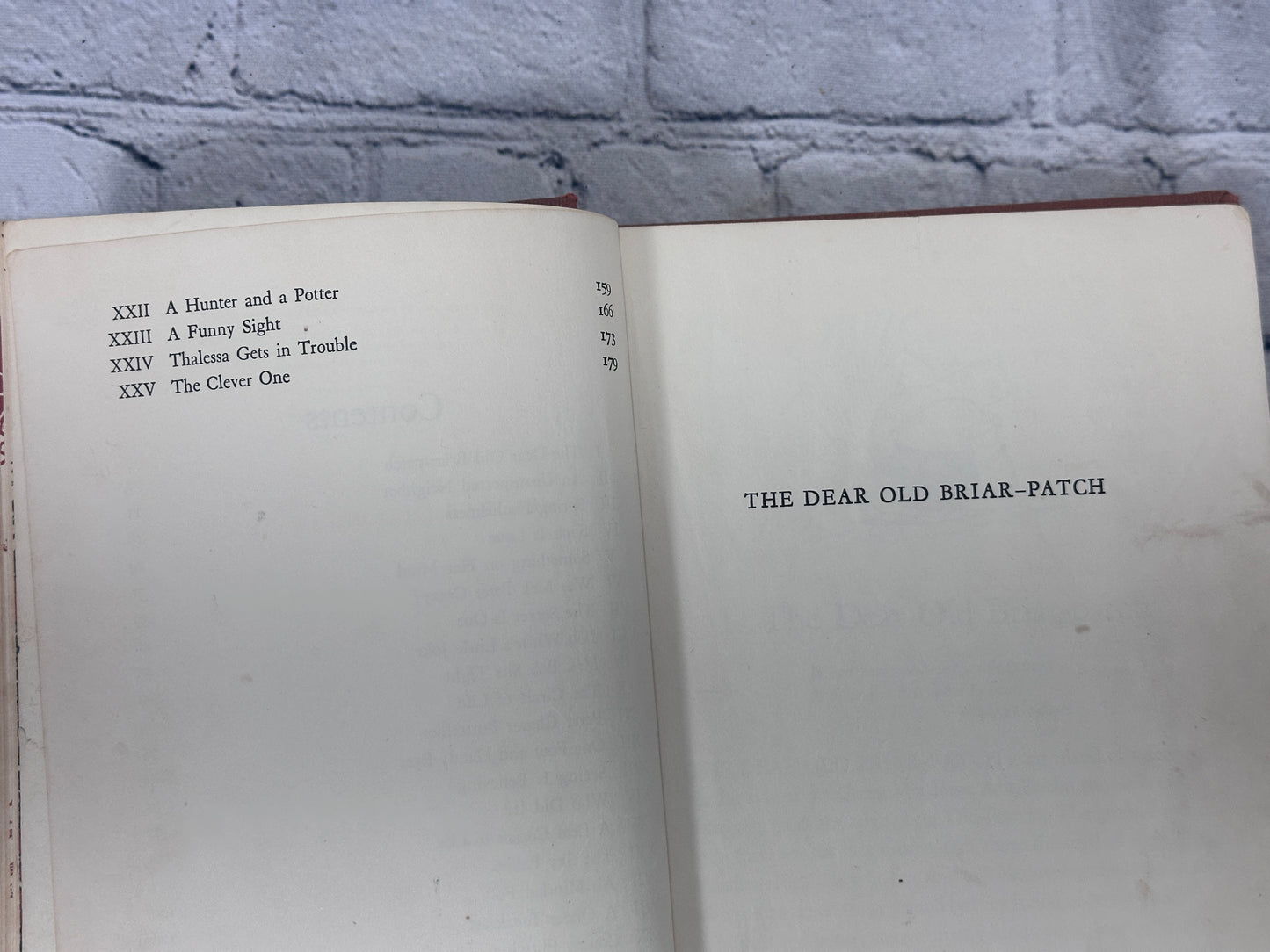 The Dear Old Briar-Patch By Thornton Burgess [1st Ed. · 1947]