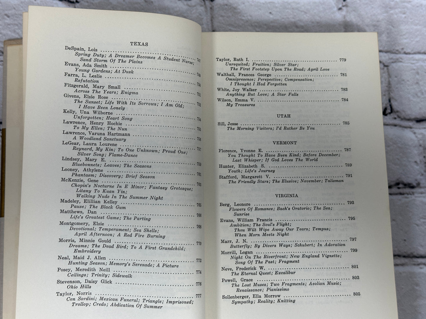 American States Anthology 1934 Vol I & II By Gerta Aison [2 Volume Set · 1935]