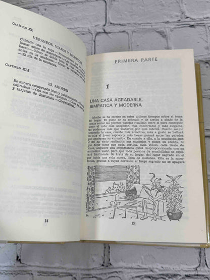 El Ama de Casa by Genoveva Bernard, 1967 Editorial Bruguera Hardcover - first chapter with illustration