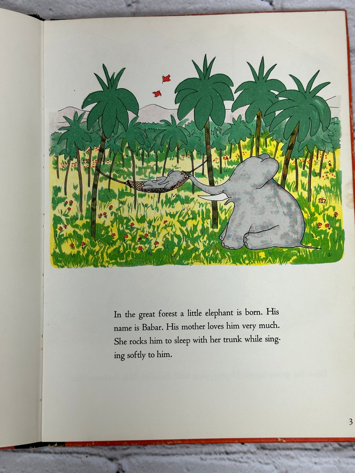 The Story of Babar the little elephant By Jean De Brunhoff [1960]