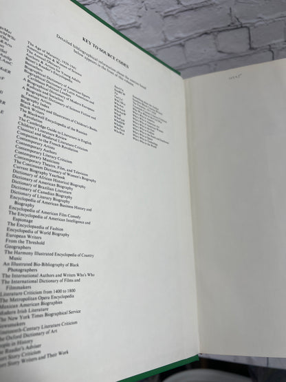 Biography and Genealogy Master Index (1986 - 1990)