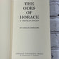 The Odes Of Horace A Critical Study By Steele Commager [Midland Book Ed. · 1967]