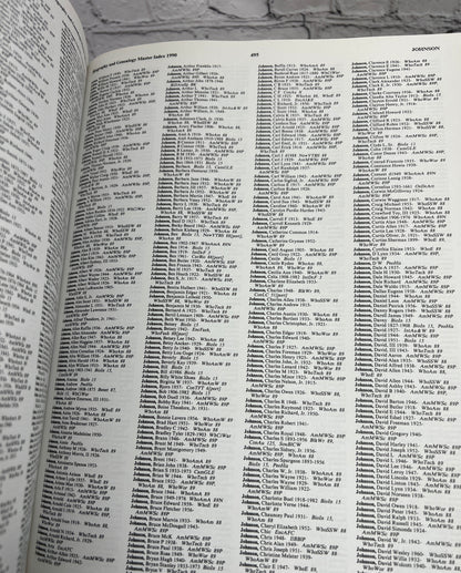 Biography and Genealogy Master Index (1986 - 1990)