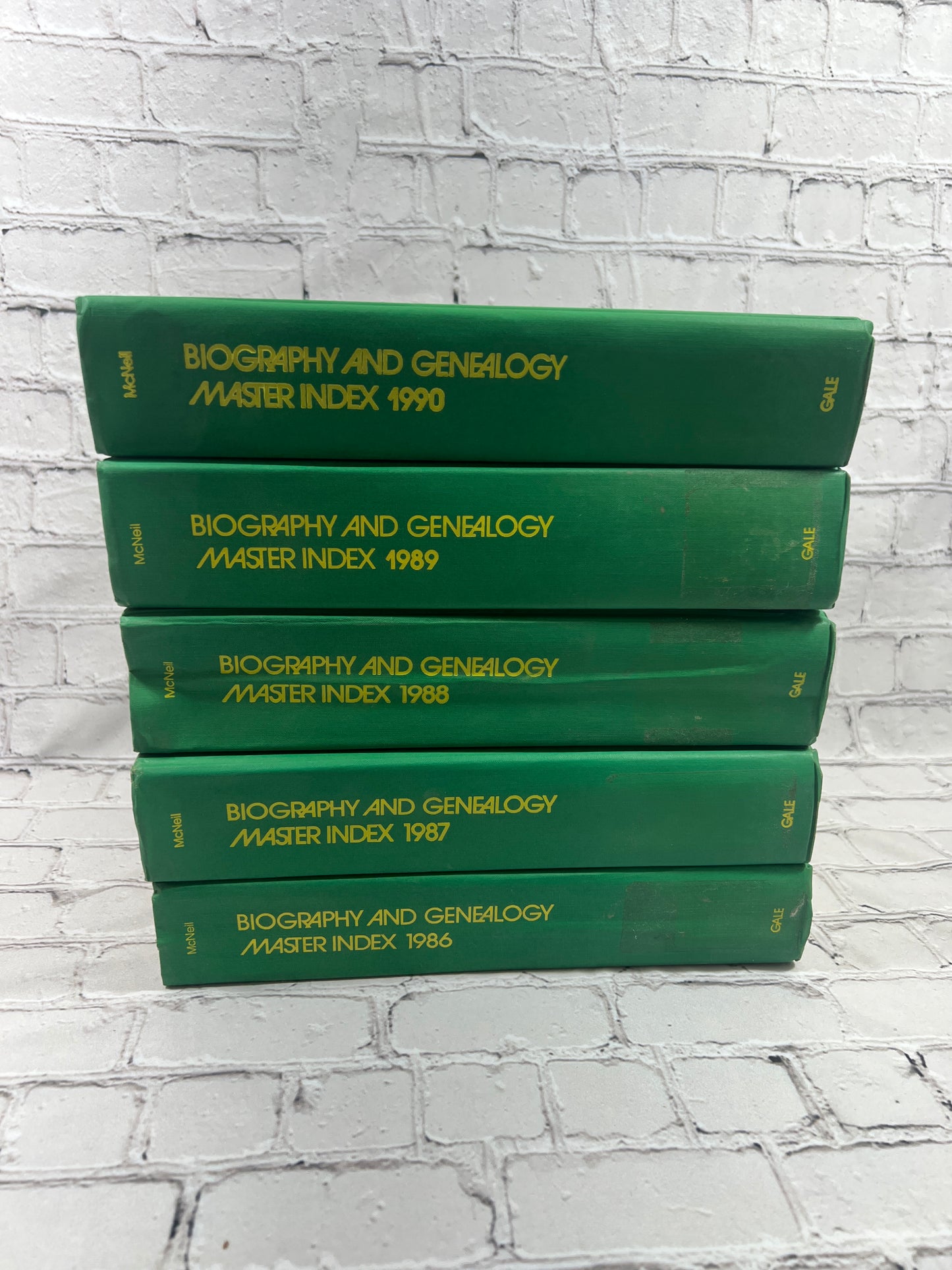 Biography and Genealogy Master Index (1986 - 1990)