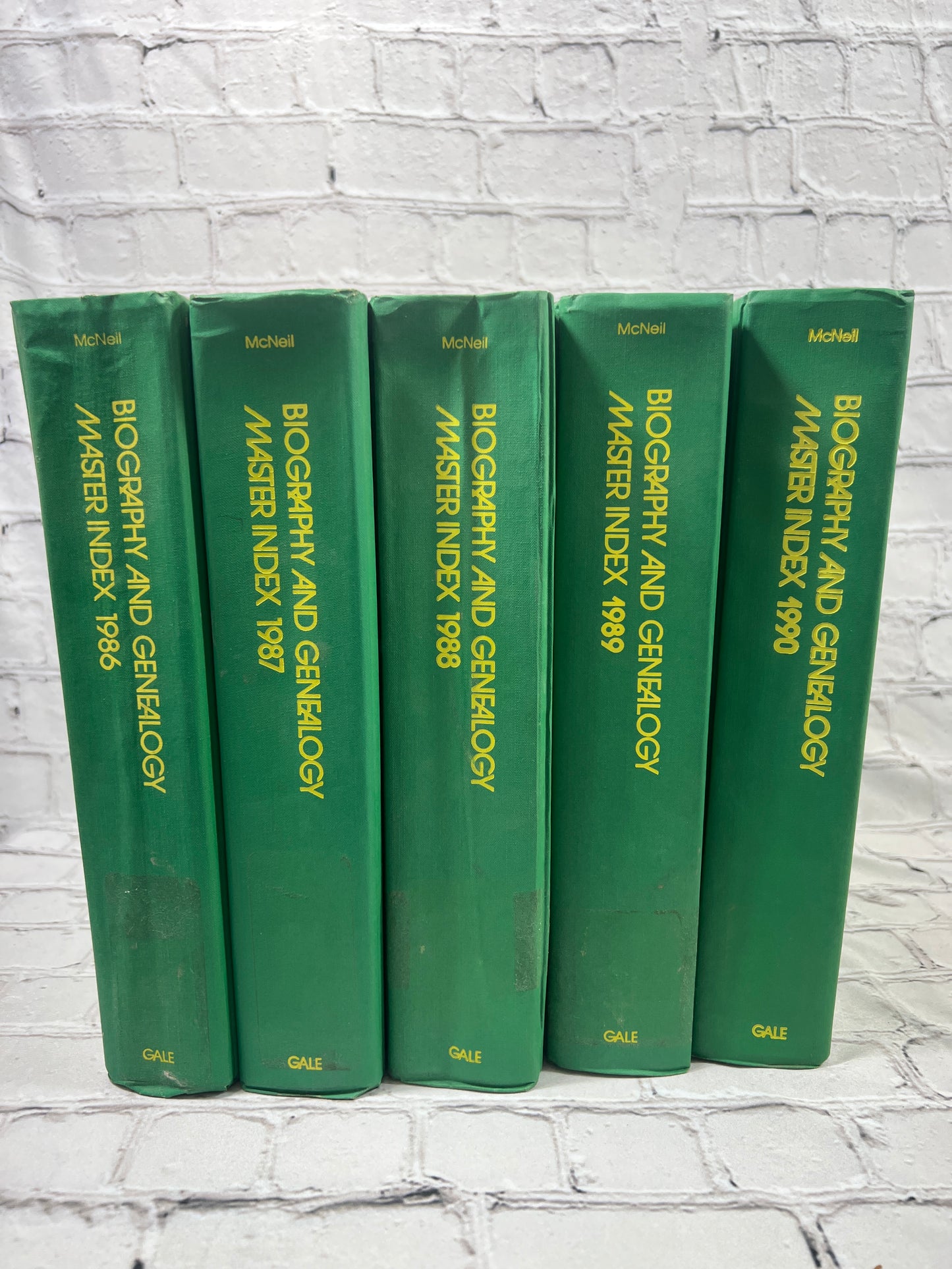 Biography and Genealogy Master Index (1986 - 1990)