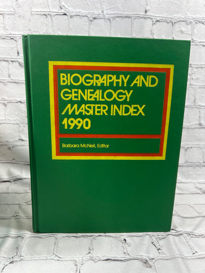 Biography and Genealogy Master Index (1986 - 1990)