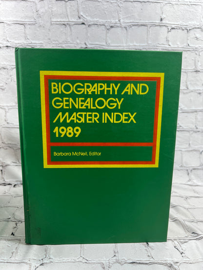 Biography and Genealogy Master Index (1986 - 1990)